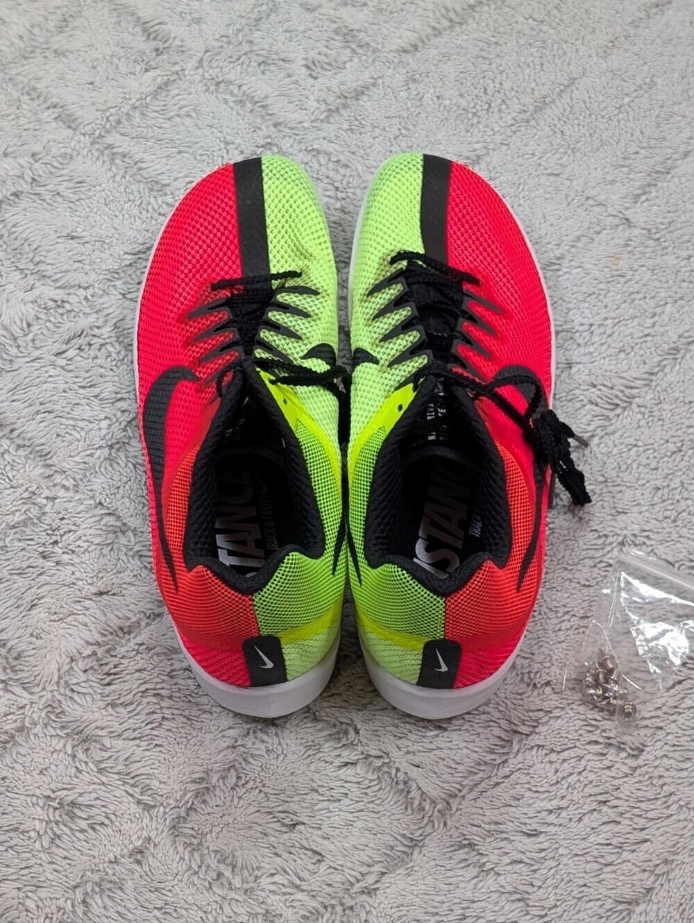 Nike Zoom Rival Red Volt Jasari Track Field Distance Spikes Mens 10.5 DC8725-601 - Picture 4 of 6